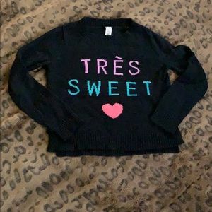 Cherokee girls acrylic sweater